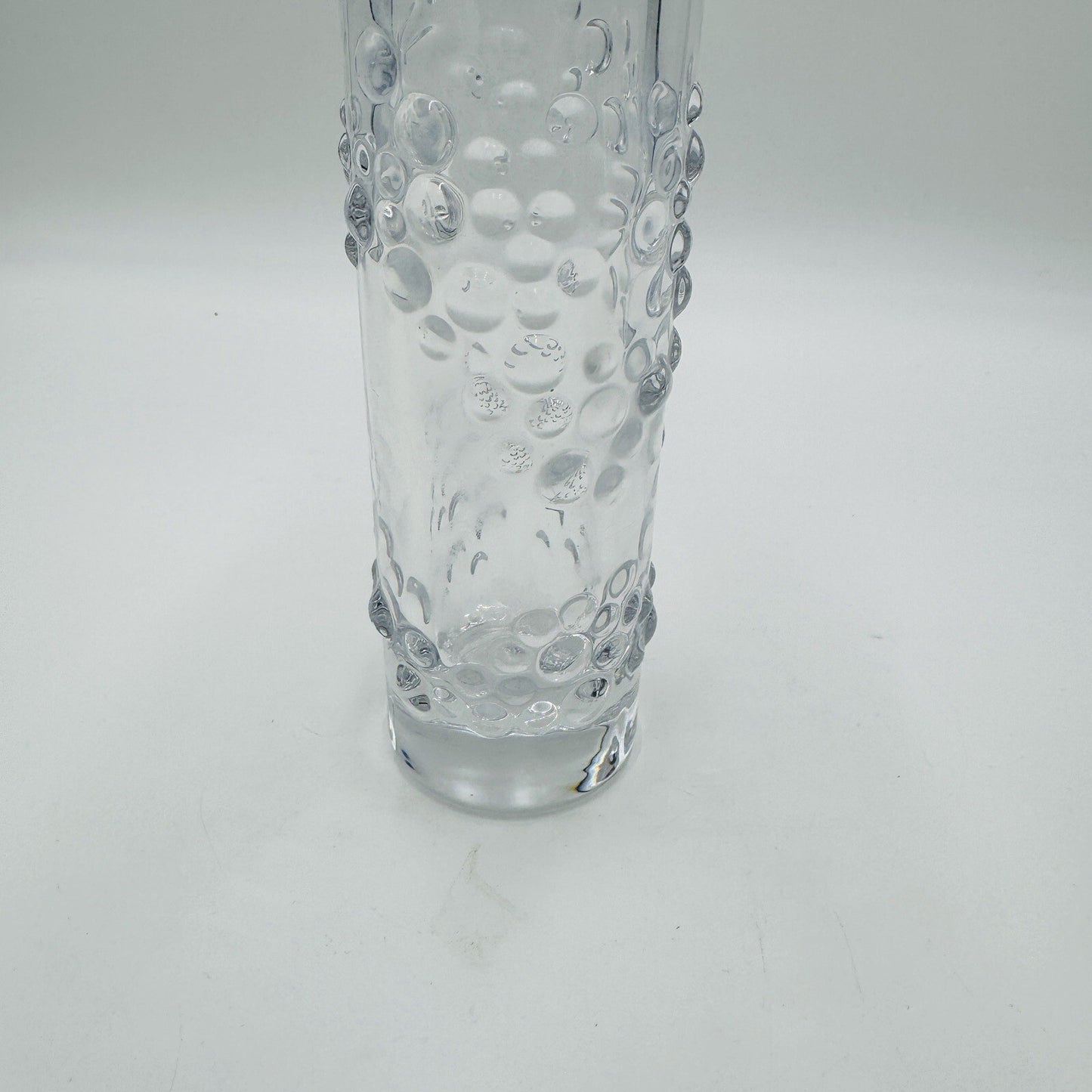 Bengt Edenfalk for Skruf Vase Swedish Art Glass 1970's 8in