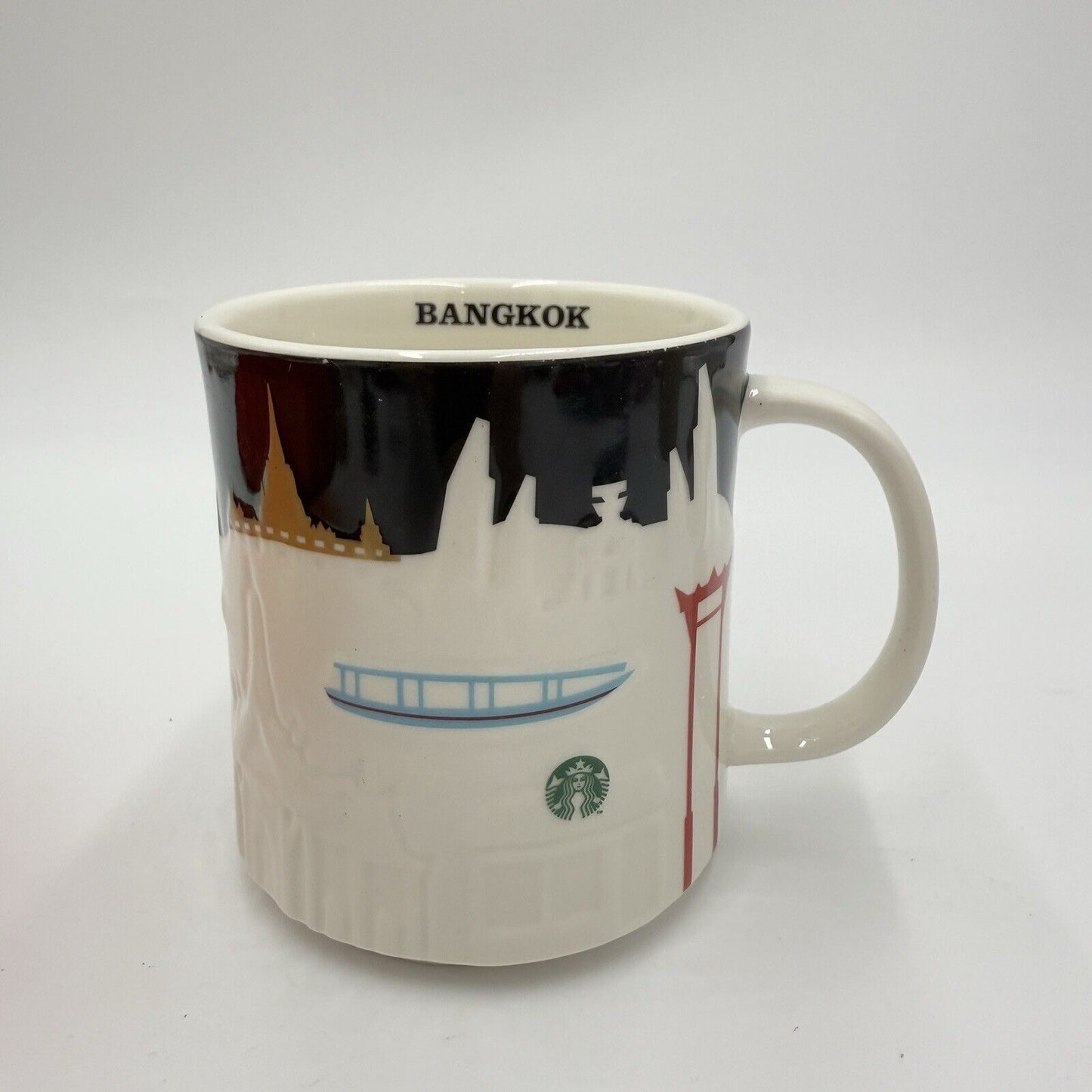 Starbucks Mug BANGKOK 16 oz. Thailand Collector series Ceramic Coffee 2014