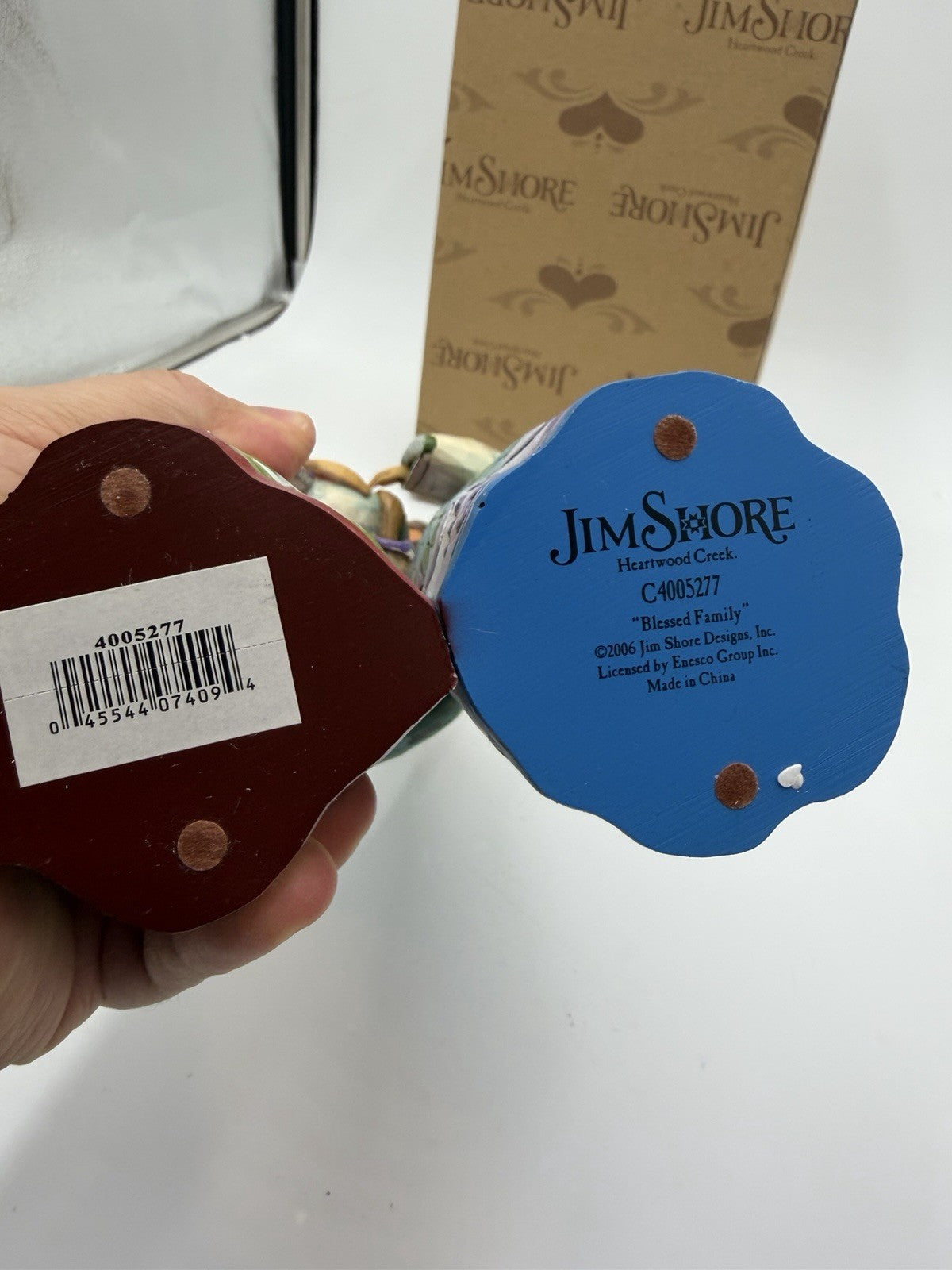 Jim Shore Blessed Family Nativity Large Sculpture 11” Holy Family Figurine W/box