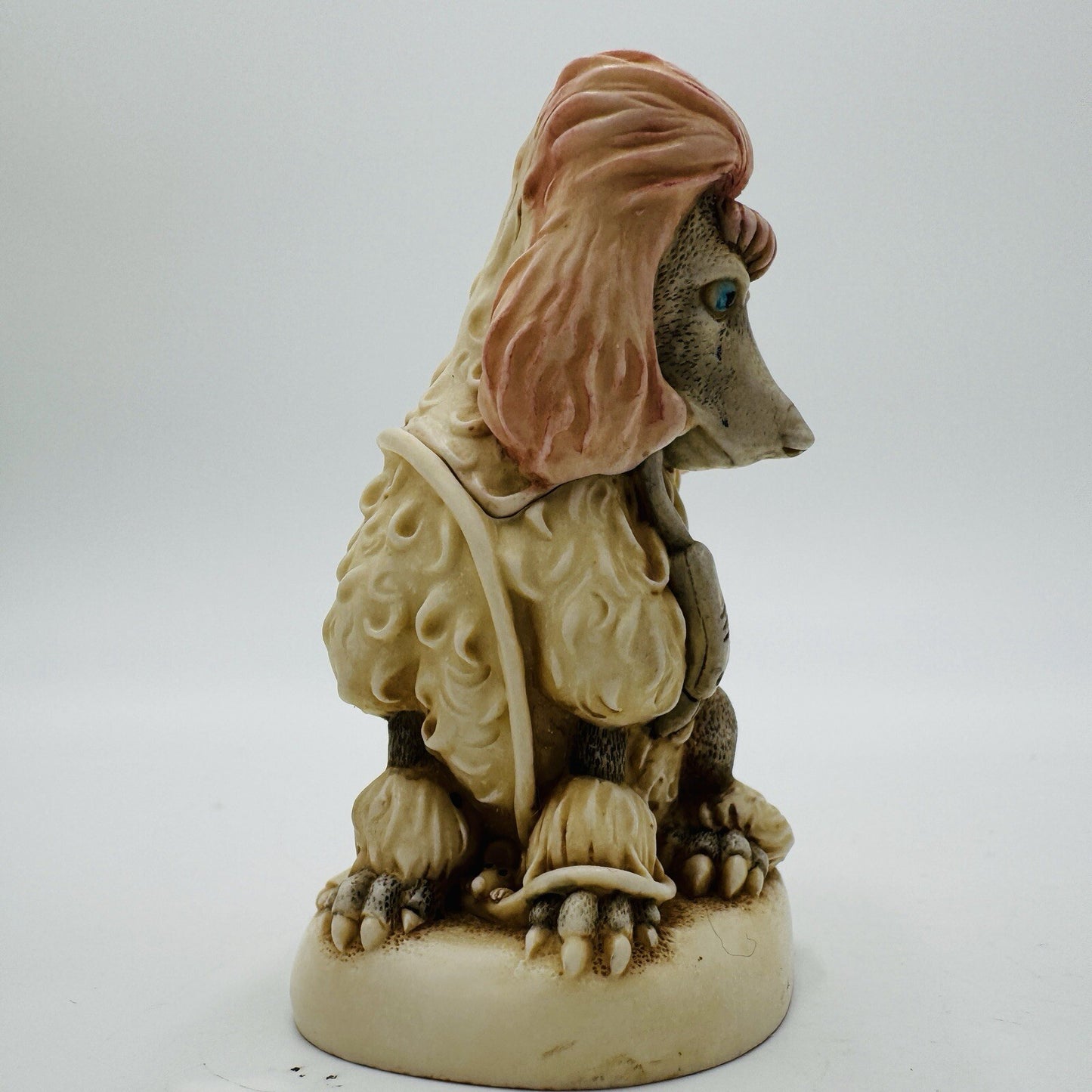 Harmony Kingdom BEAU BRUMMELL Poodle 2.5in Treasure Jest Figurine Vintage