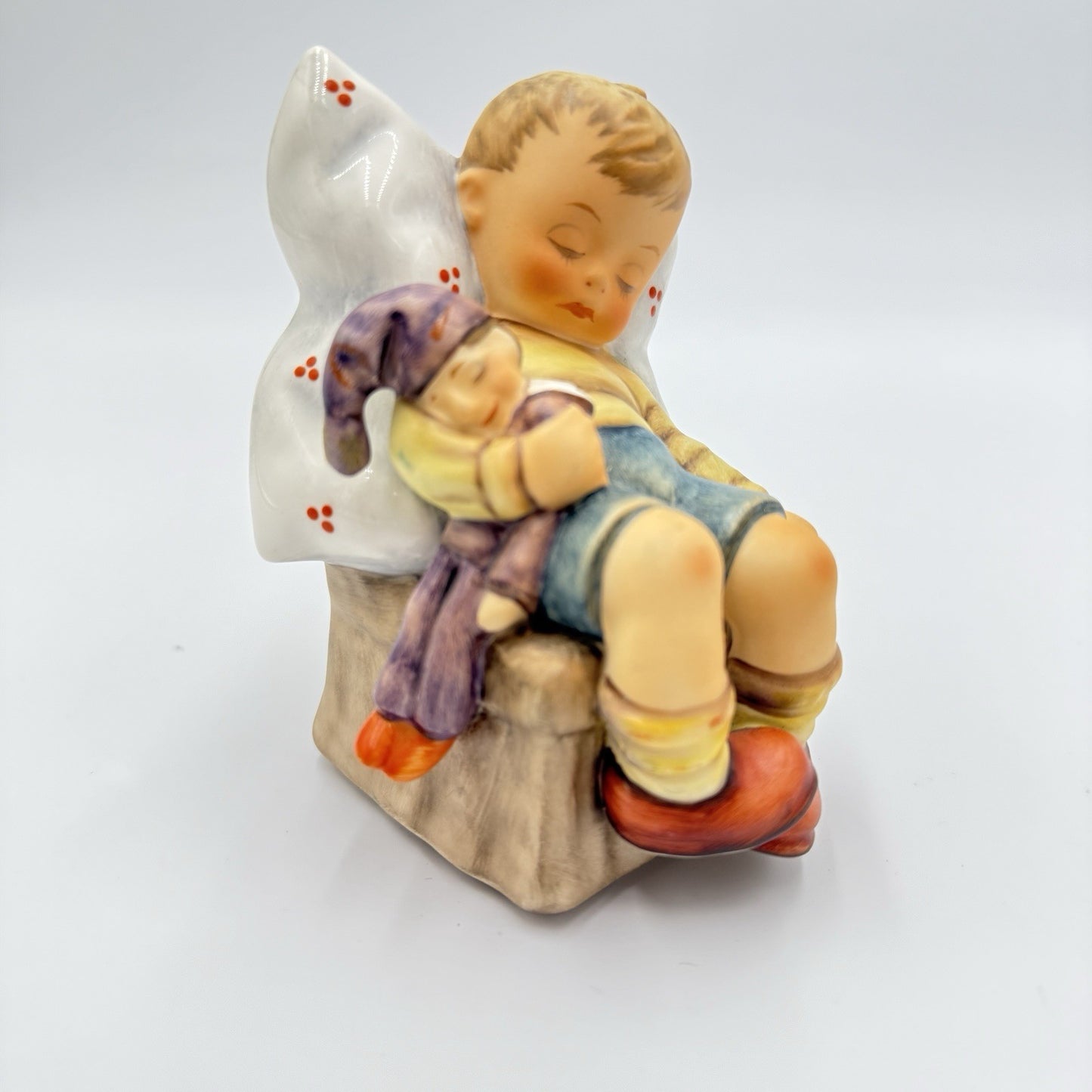 Hummel Figurine "Just Dozing" # 451 1997 Germany Porcelain Goebel 4” Rare Boy