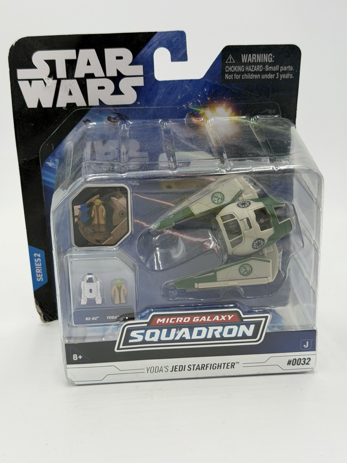 Star Wars Micro Galaxy Squadron Yoda's Jedi Starfighter - Series 2 (A)