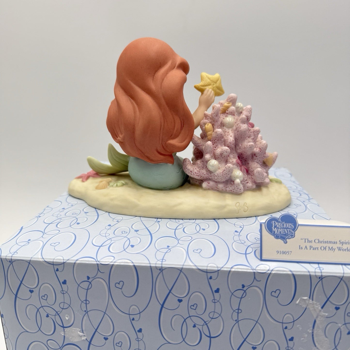 Precious Moments Disney Christmas Spirit is a Part of My World Ariel Figurine