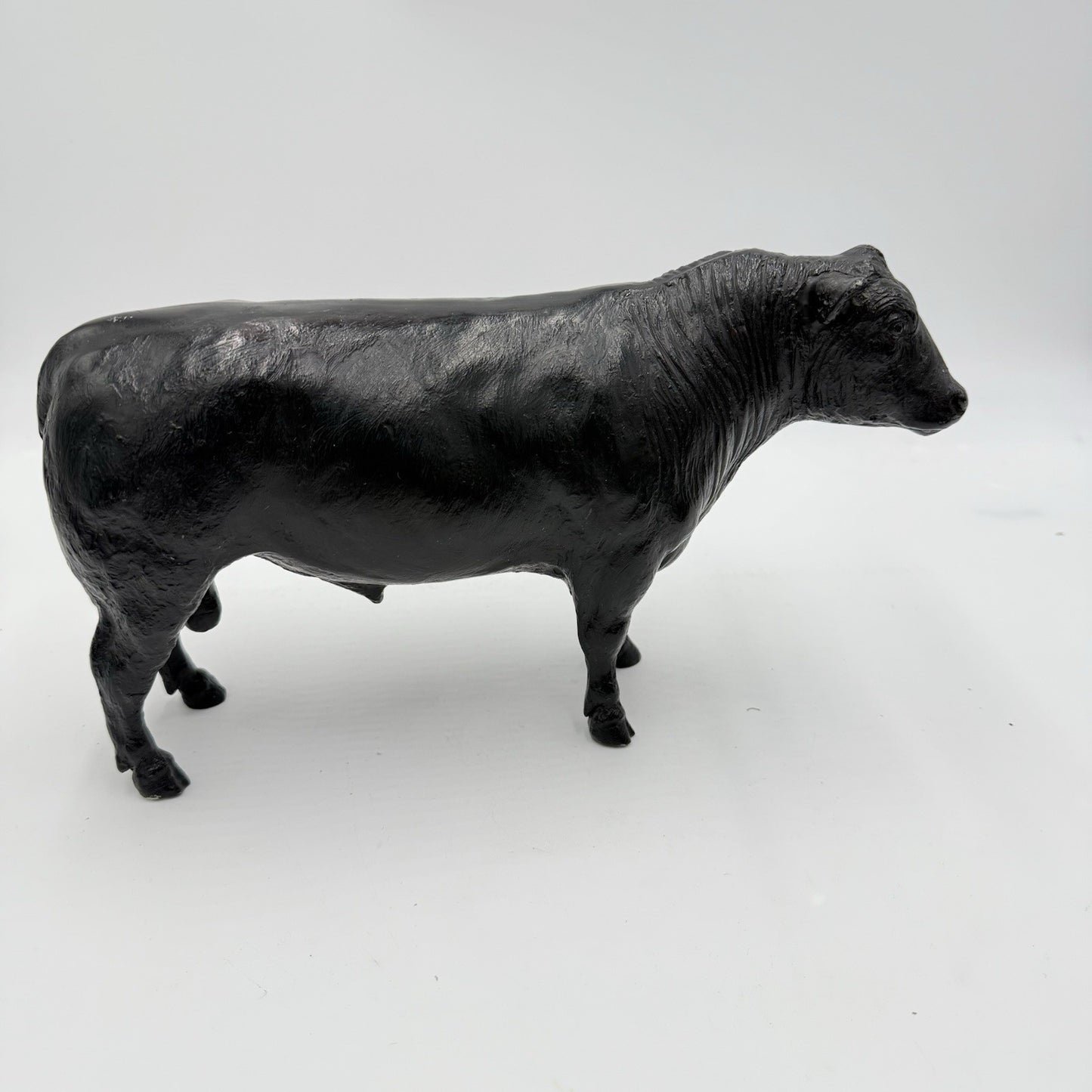 Vintage Breyer Molding Co. Black Angus Bull #365 Chris Hess Design