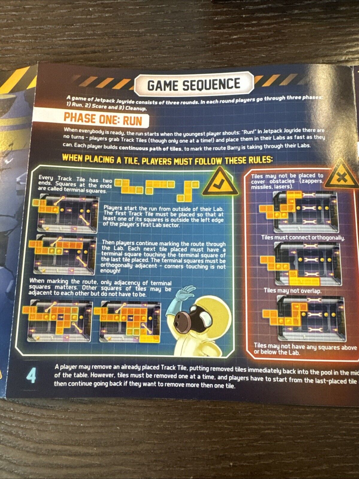 Jetpack Joyride Board Game based on app Lucky Duck Games Solo To 4 Players