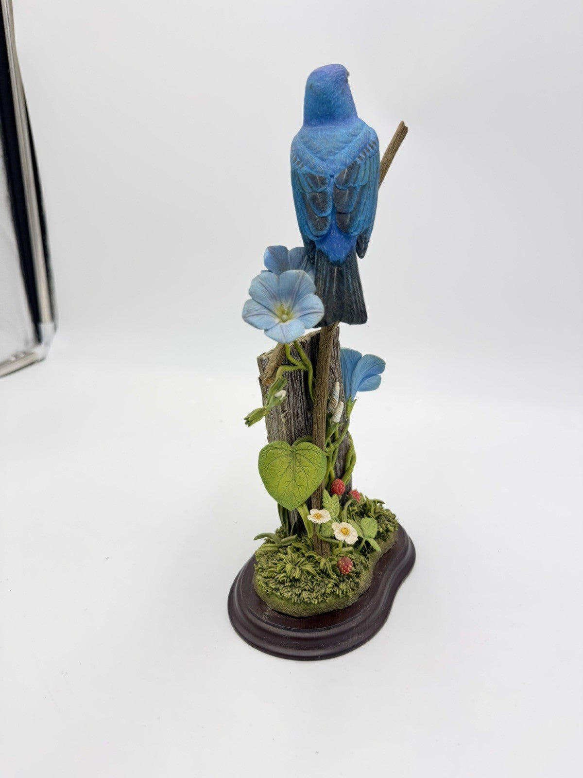 Rare Danbury Mint Sapphire Song Blue Bird Figurine By JEFF RECHIN 11”x5”