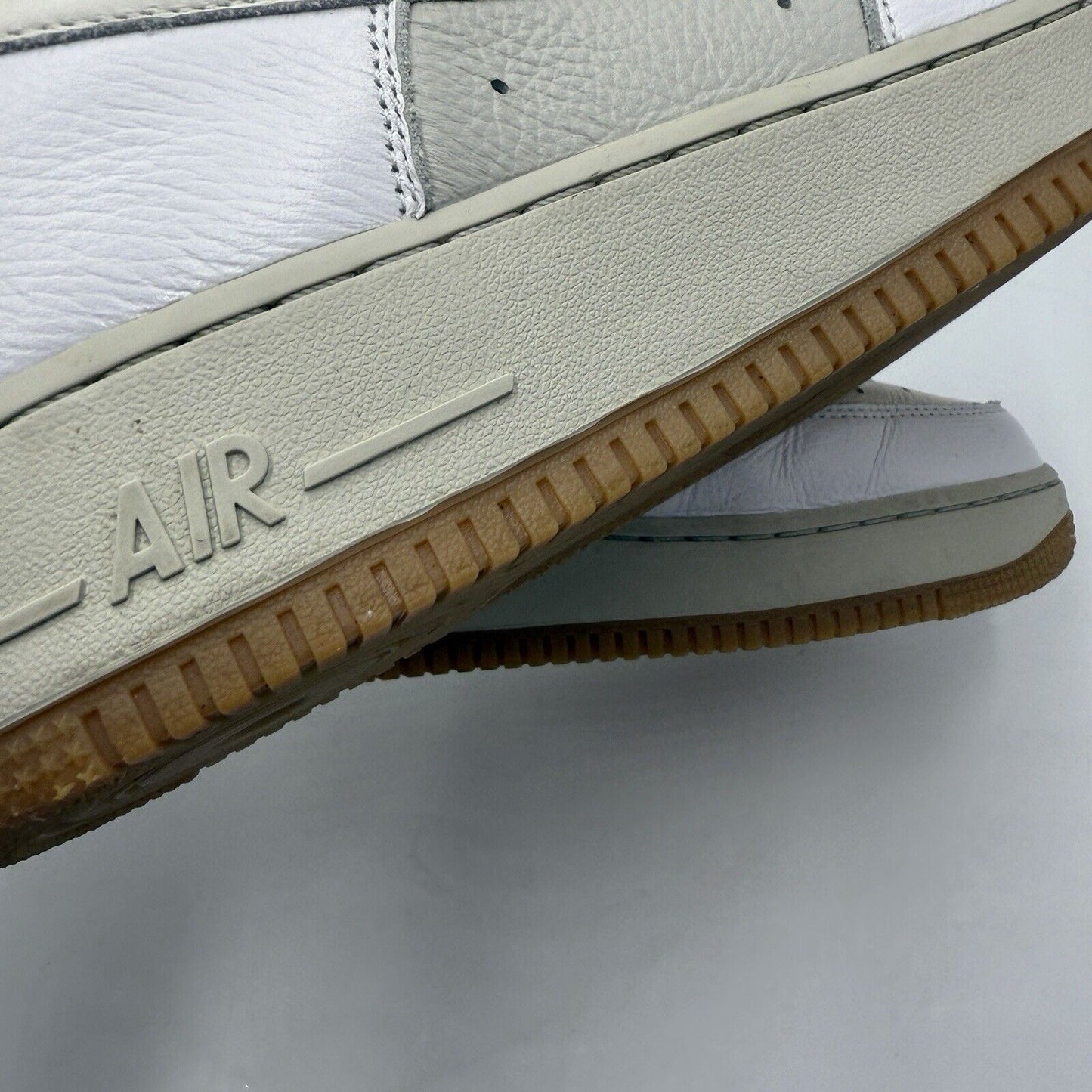 NIKE BY YOU AIR FORCE 1 LOW DV 3892-900 WHITE GUM Men SZ US 12.5