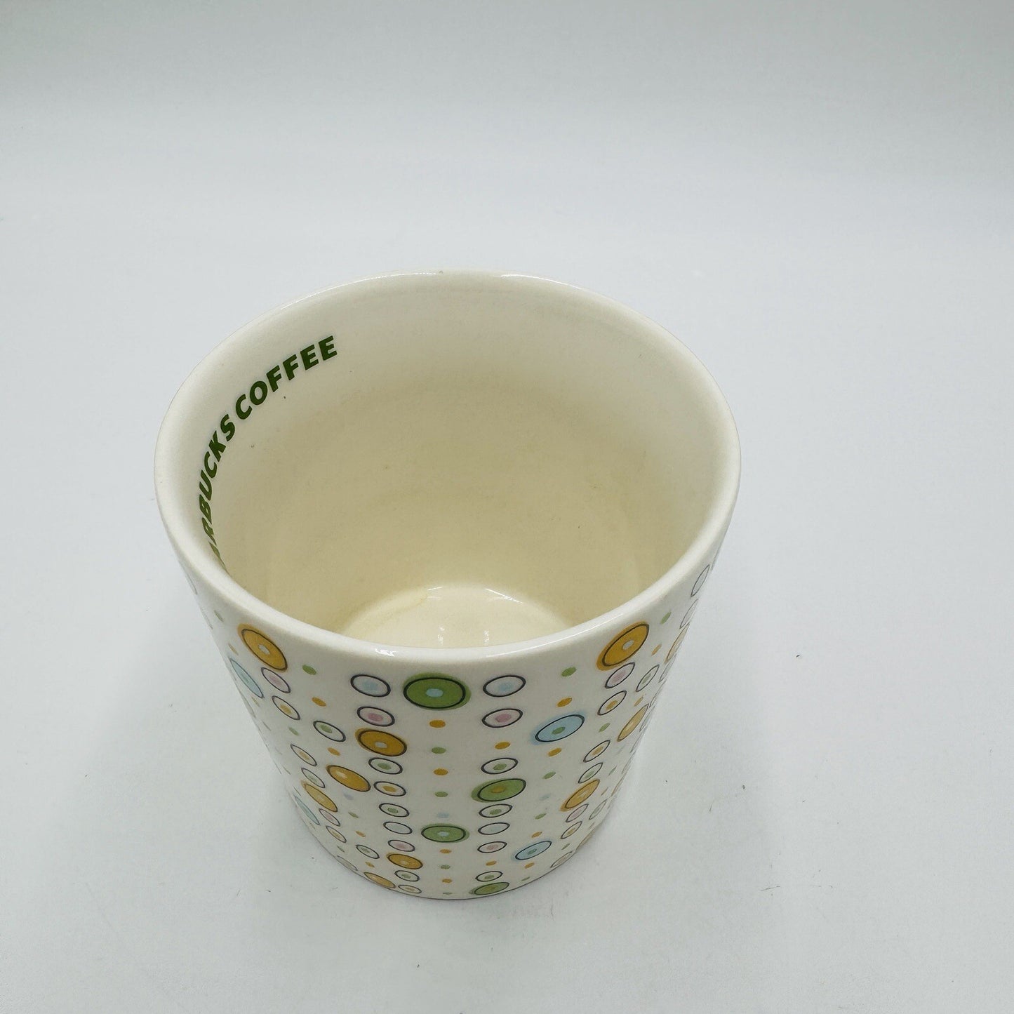 Starbucks Coffee Mug 2005 Circles Bubbles Dots 16oz Dining Tea Kitchen
