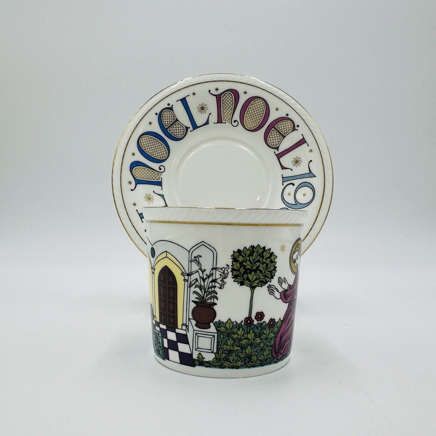 Royal Doulton The Annunciation Limited Edition Teacup & Saucer Porcelain Vintage