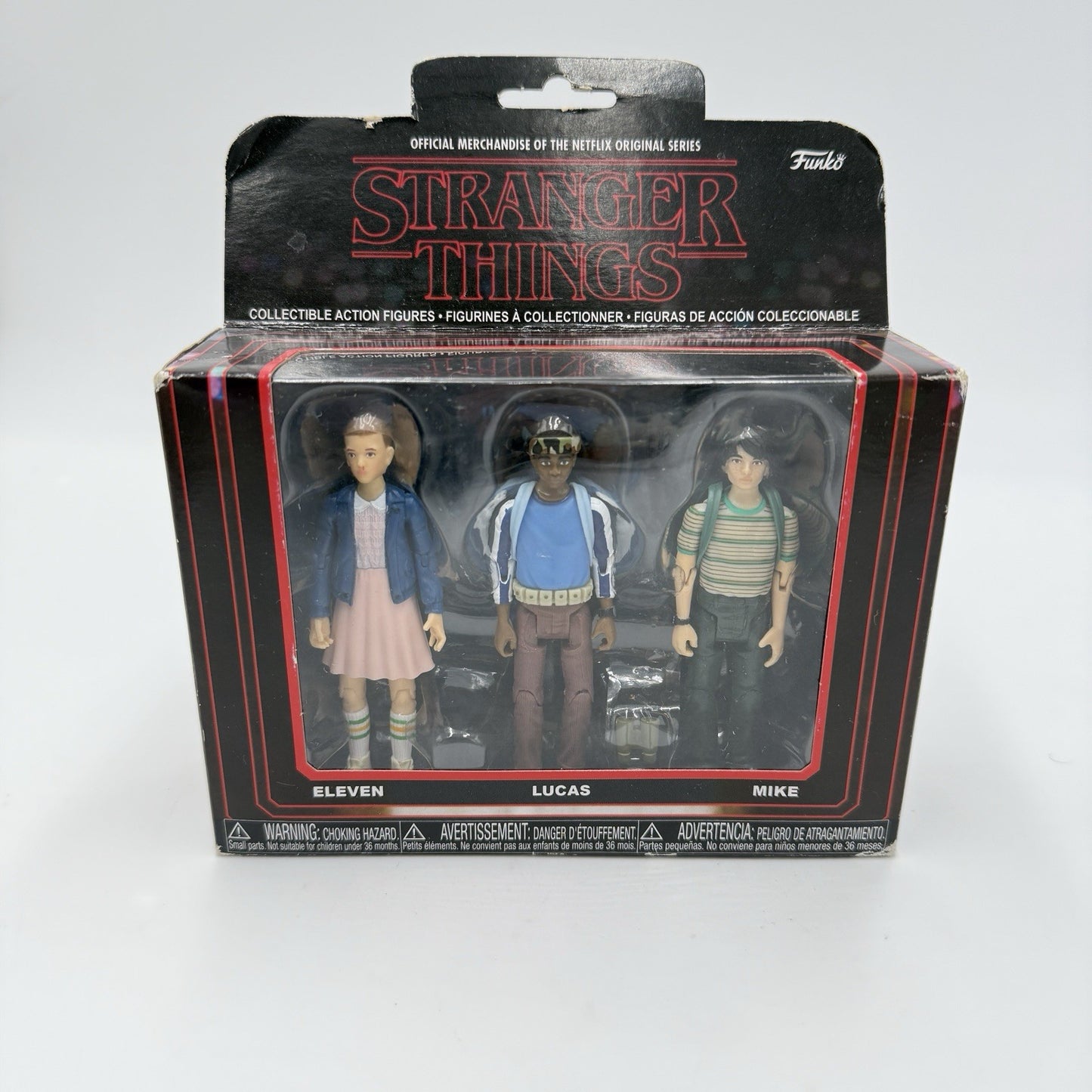 Funko Stranger Things Eleven Lucas and Mike 3 Pack Action Figures Collectibles