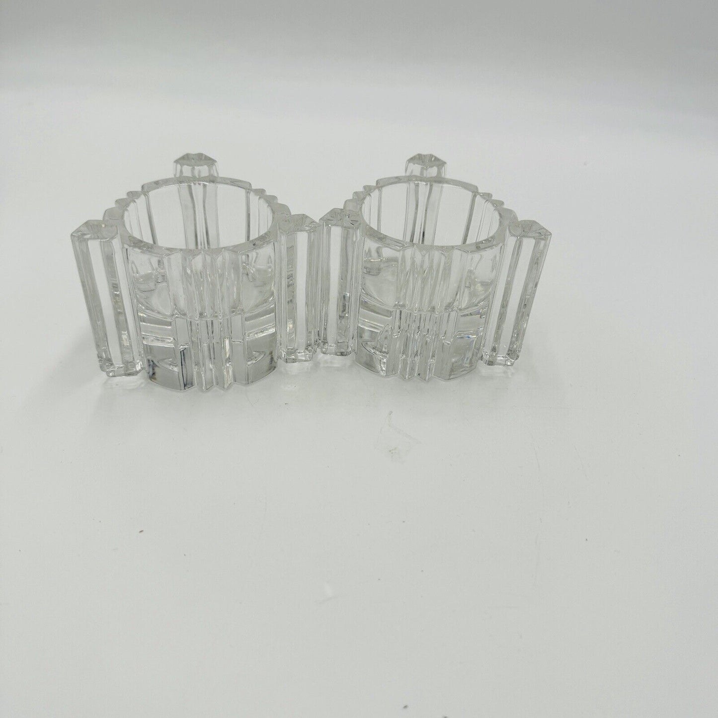 Vintage Set of 2 Lenox Fine Crystal Votive or Candle Stick/Tapper Holders