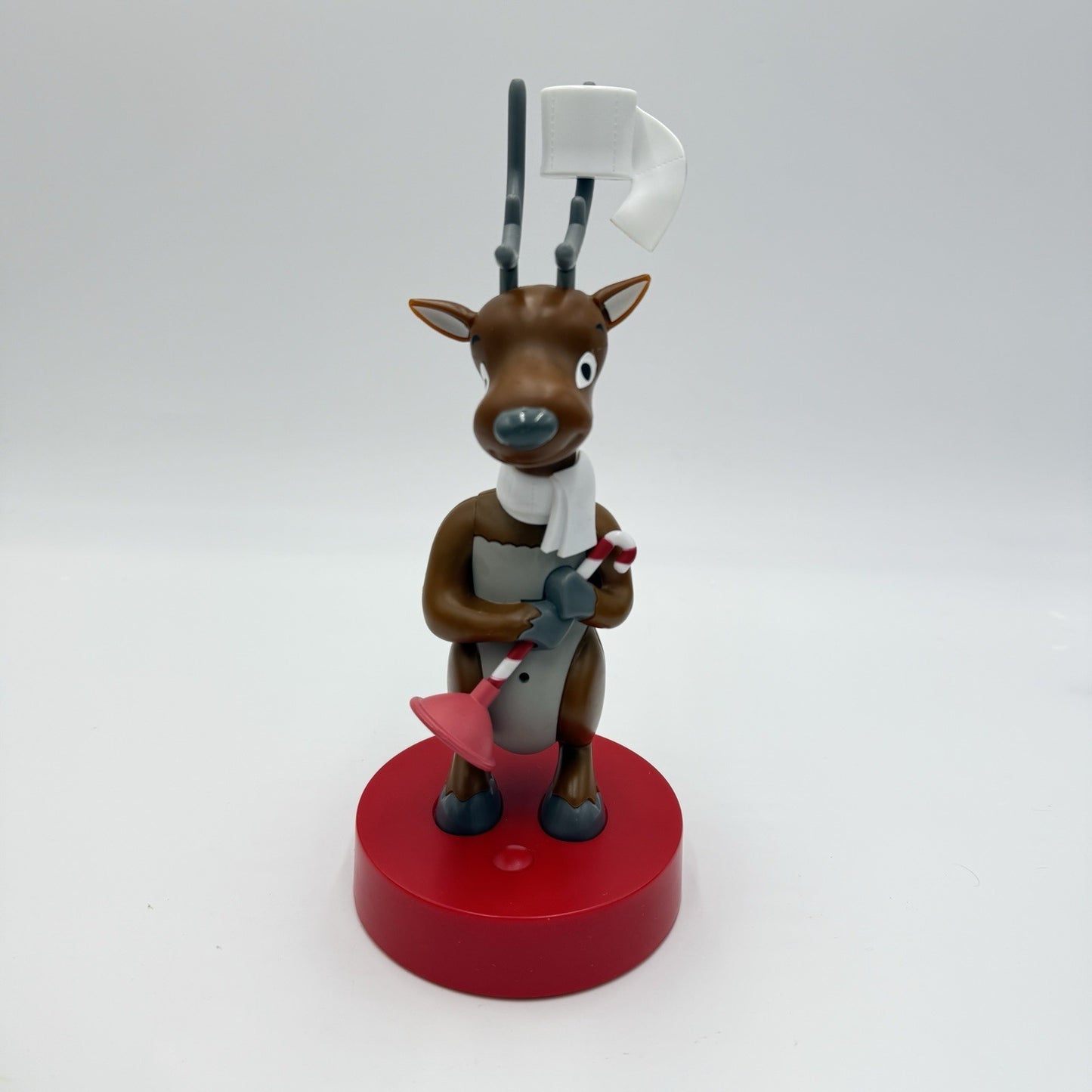 Hallmark Animated Reindeer Singing Jokes Motion Sensor Bathroom Christmas