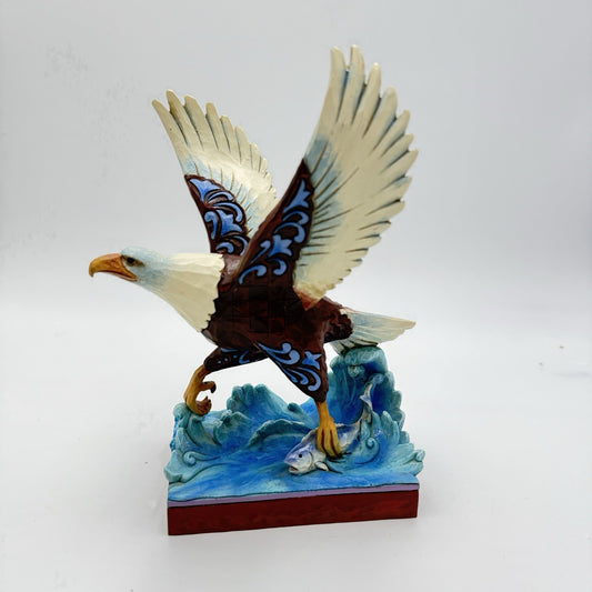 Jim Shore Heartwood Creek Bald Eagle Figurine 9” You Have The Strength To Soar