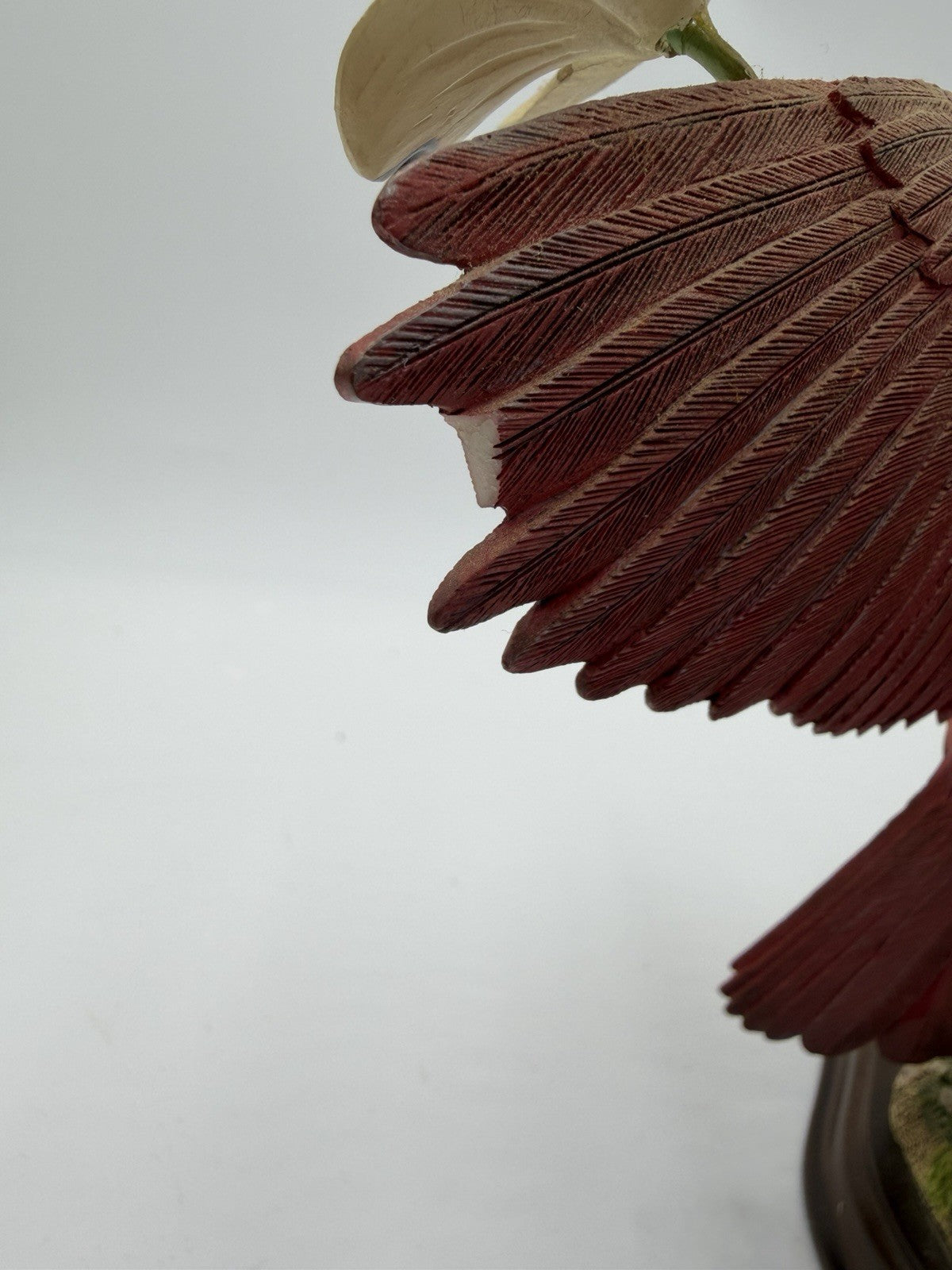 Danbury Mint Spring Romance Cardinals Flower Branch By Jeff Rechin Figurine