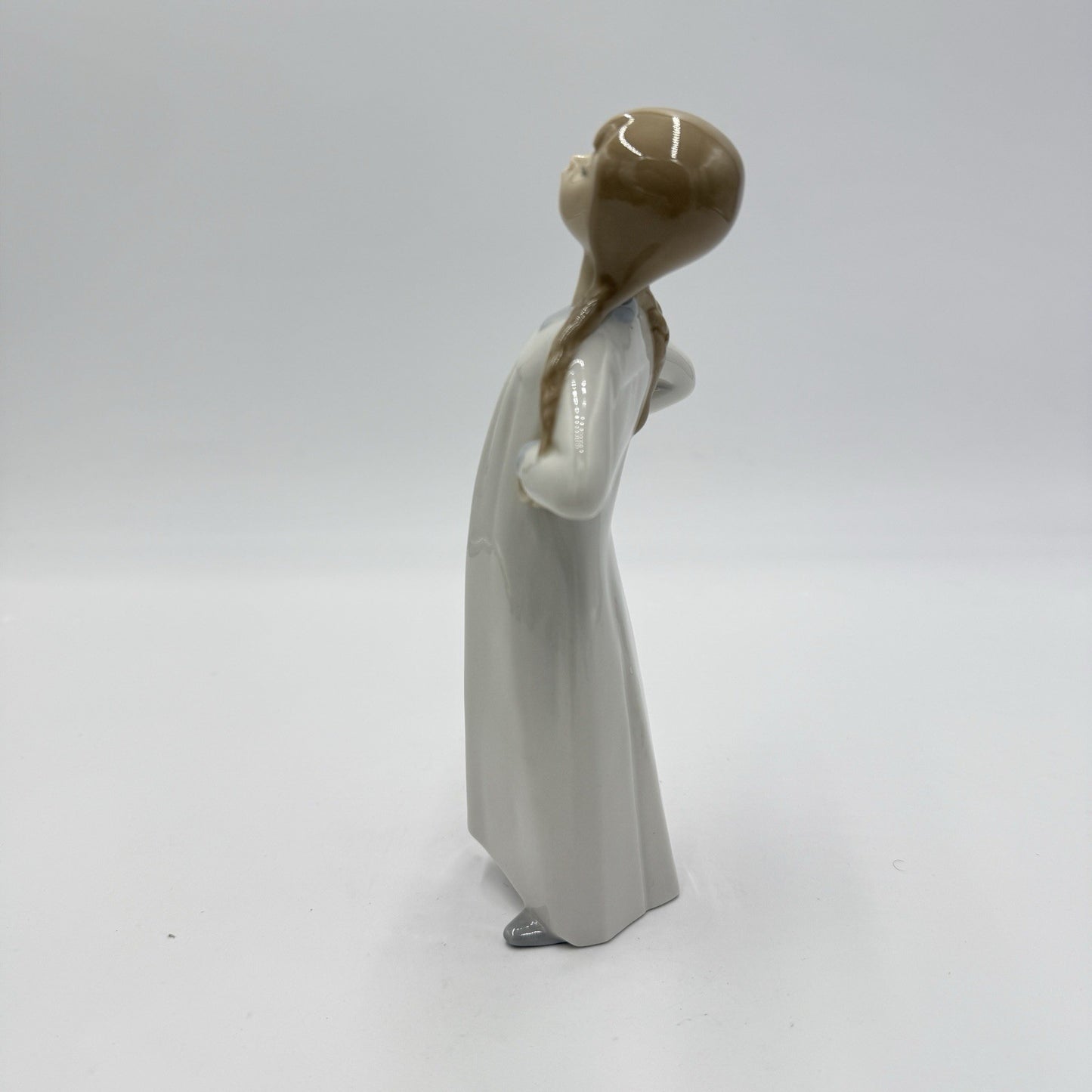 Lladro Spain porcelain Girl Stretching # 4872 Fulgencio Garcia figurine