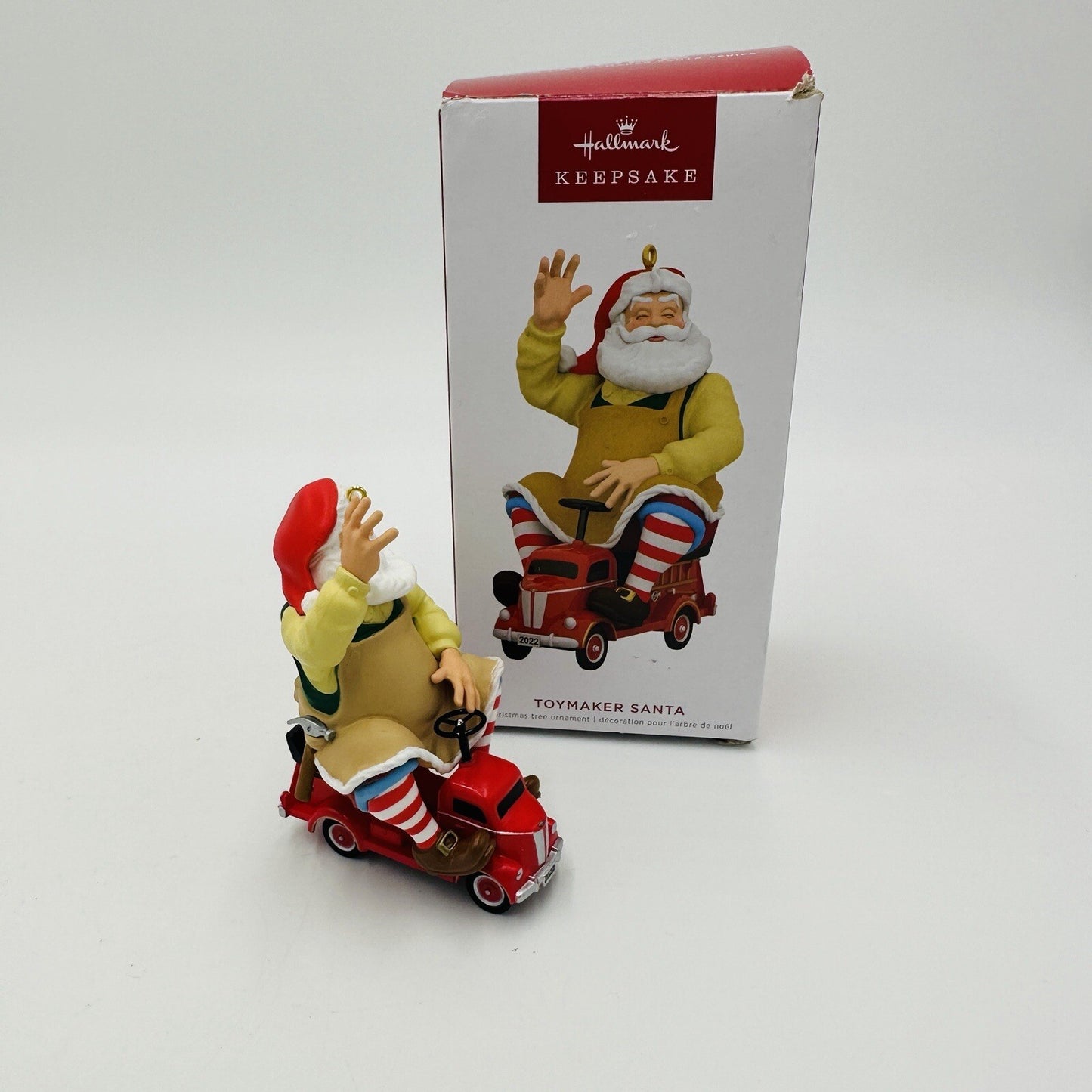 Hallmark Christmas Ornament Keepsake Toymaker Santa 23rd in Series 2022