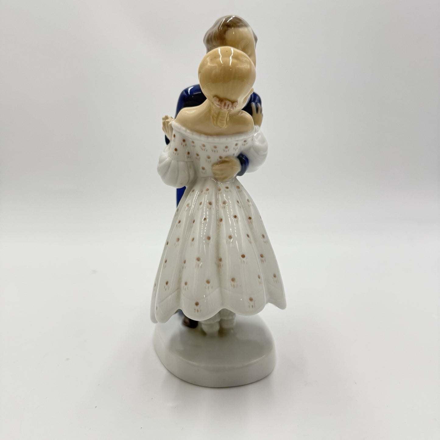 Bing & Grondahl Porcelain Denmark Figurine Boy Kissing Girl #2162 Vintage
