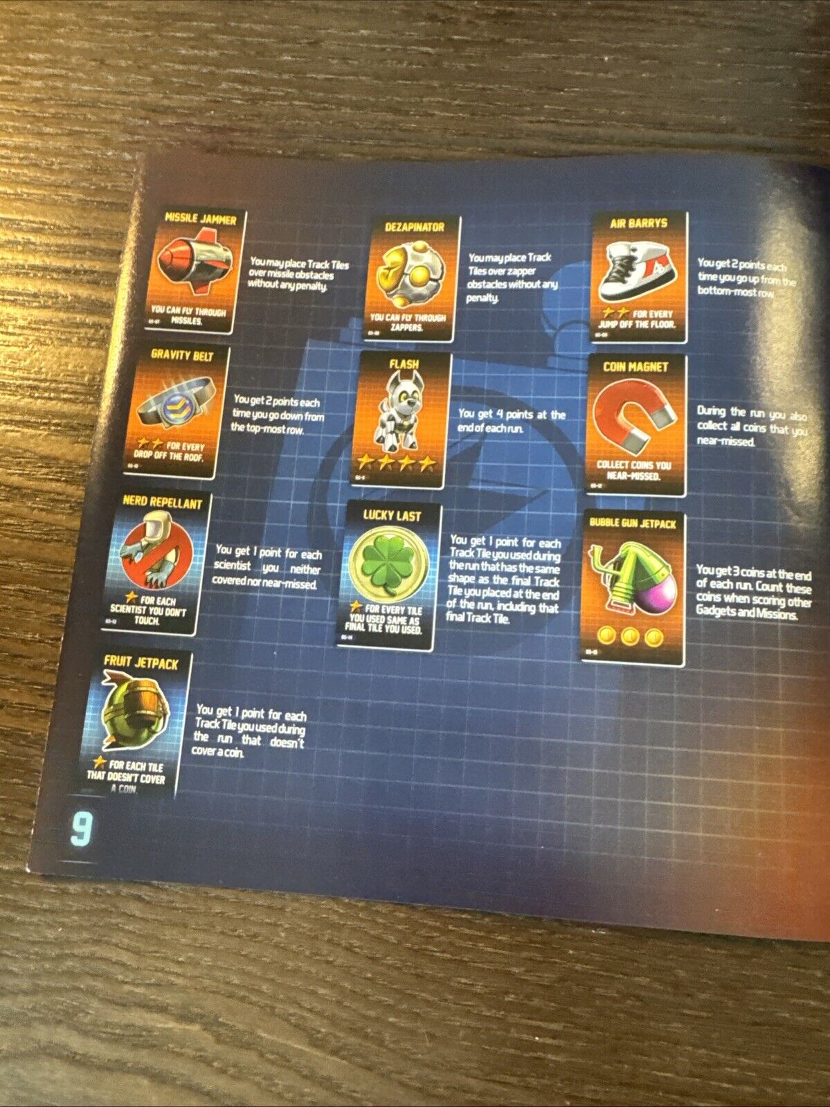 Jetpack Joyride Board Game based on app Lucky Duck Games Solo To 4 Players