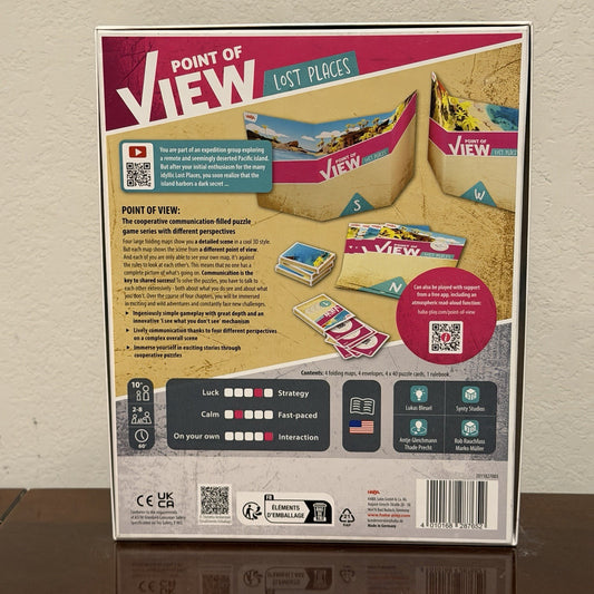 Point Of View Board Game Haba Cooperative Promo Signed