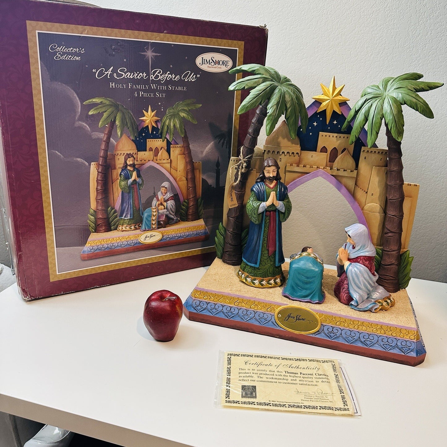 Large Jim Shore A Savior Before Us 500/750 Christmas Nativity Limited Edition