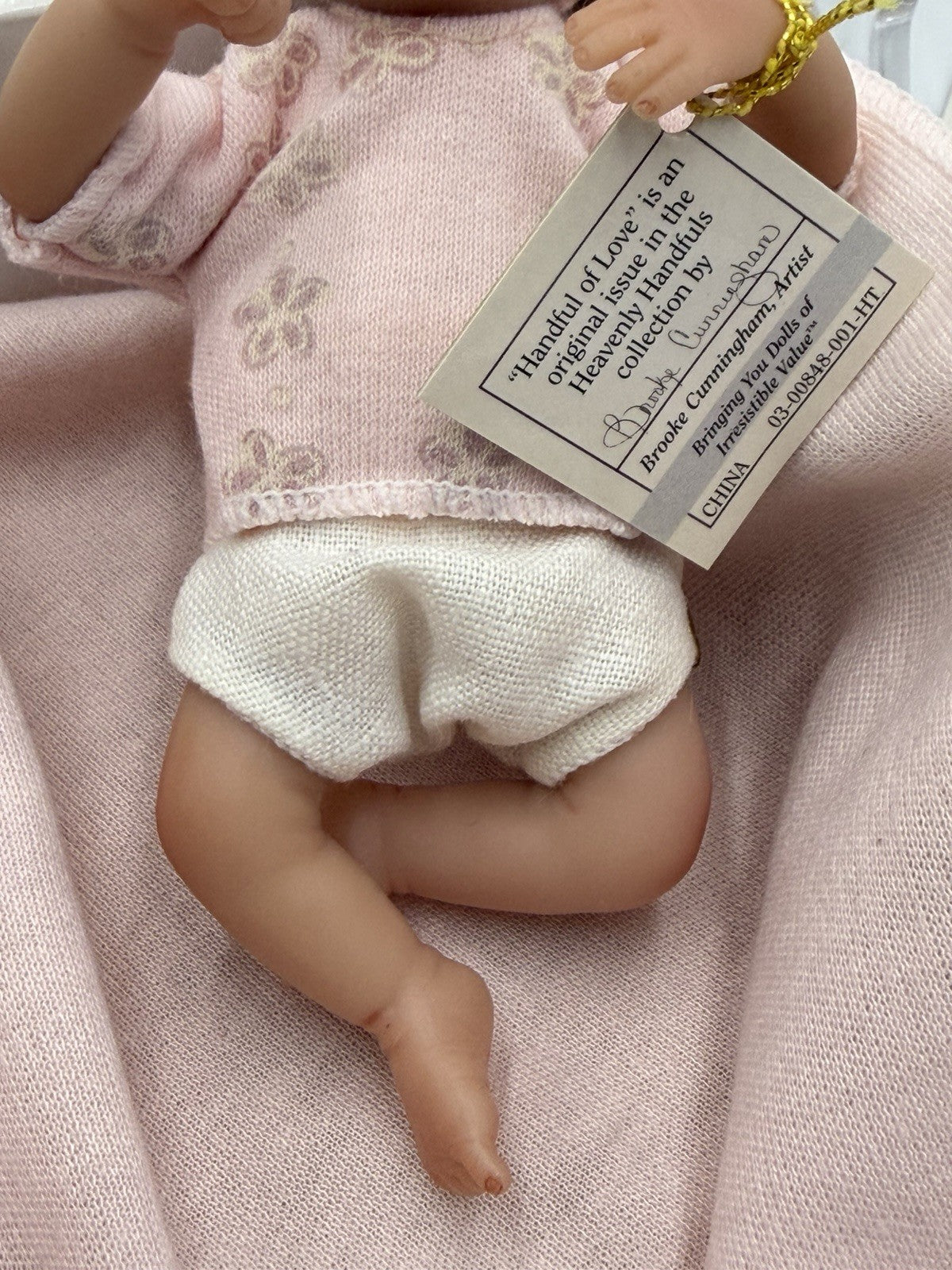 The Ashton Drake Galleries Reborn Miniature Doll Handful Of Love 4” Box /COA