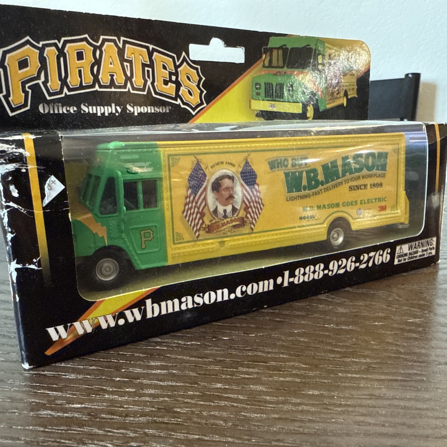 Pittsburgh Pirates WB Mason W.B. Mason Truck SGA 8/19/18 PNC Park MLB Diecast