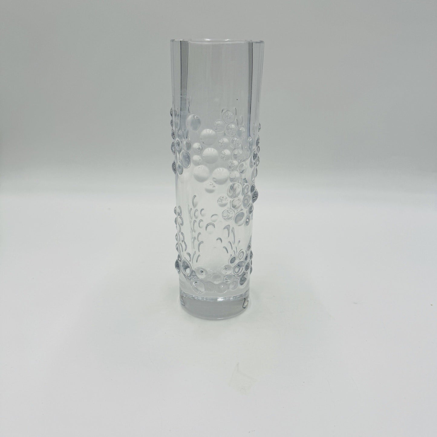 Bengt Edenfalk for Skruf Vase Swedish Art Glass 1970's 8in