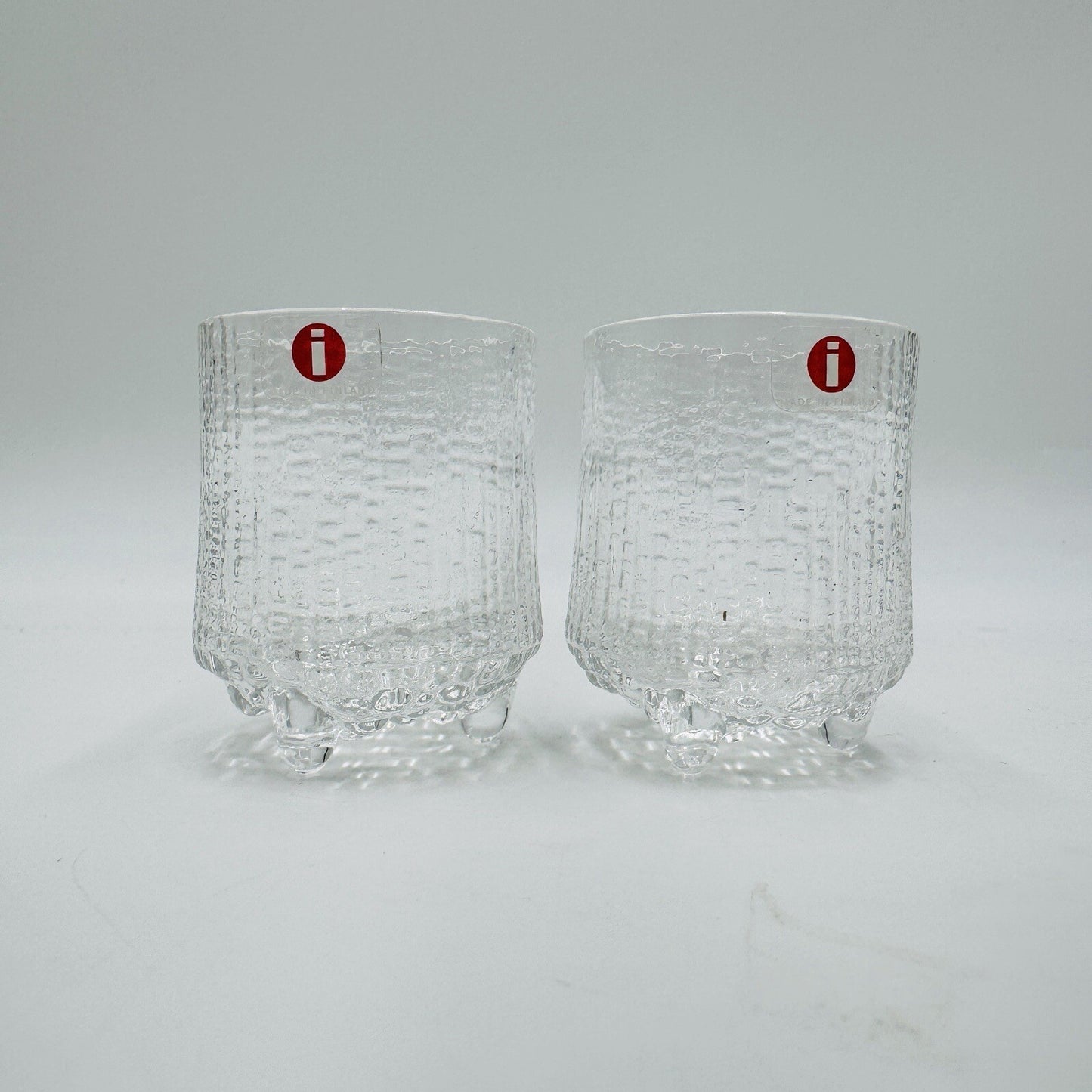 Ittala Finland Ultima Thule Cocktail Shot Glass Set Tapio Wirkkala 2 Pieces
