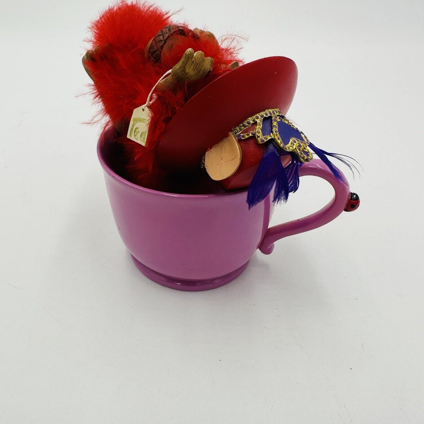 Charming Tails Figurine You're Pref-Tea Sweet Pink Teacup 2006 Home Decor Mice