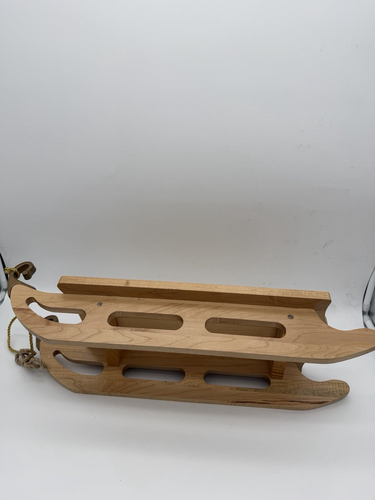 Rare John Deere Wall Decor Wood Carved christmas SLED 1880"S LOGO