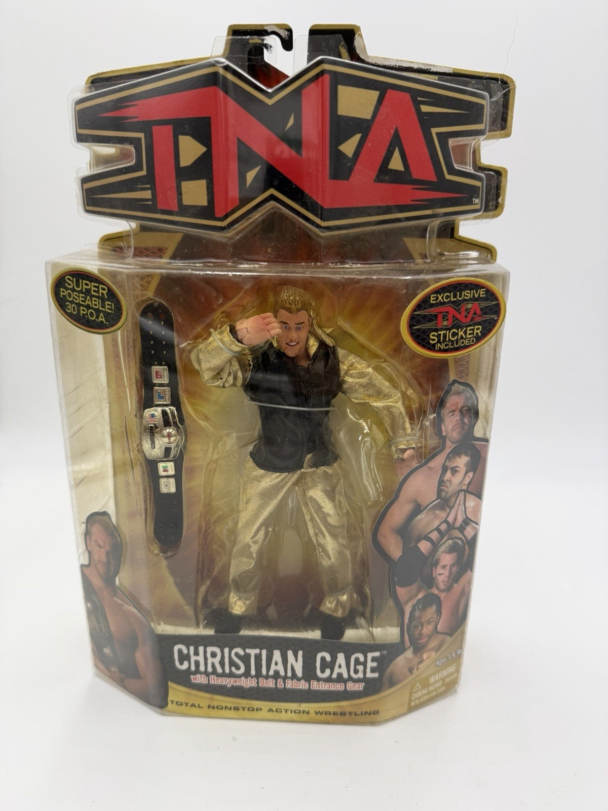 TNA Impact Christian Cage Wrestling Action Figure Series 6 COMPLETE AEW WWE