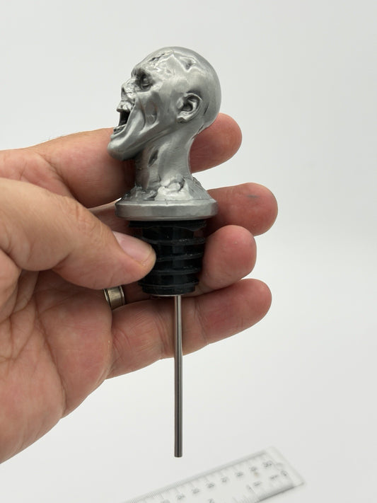 MENAGERIE Zombie Wine Pourer/Aerator Stainless Steel silicone rubber fitting