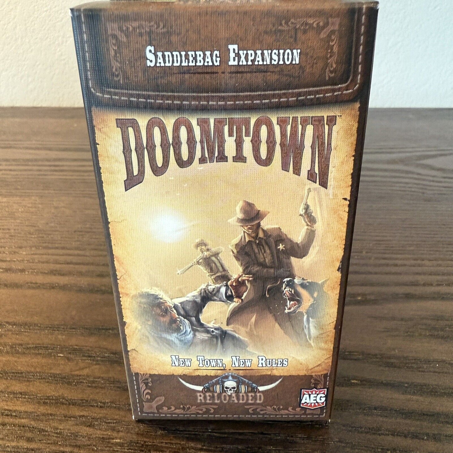 AEG NEW TOWN, NEW RULES NEW Doomtown Saddlebag Expansion Board Game Reloaded