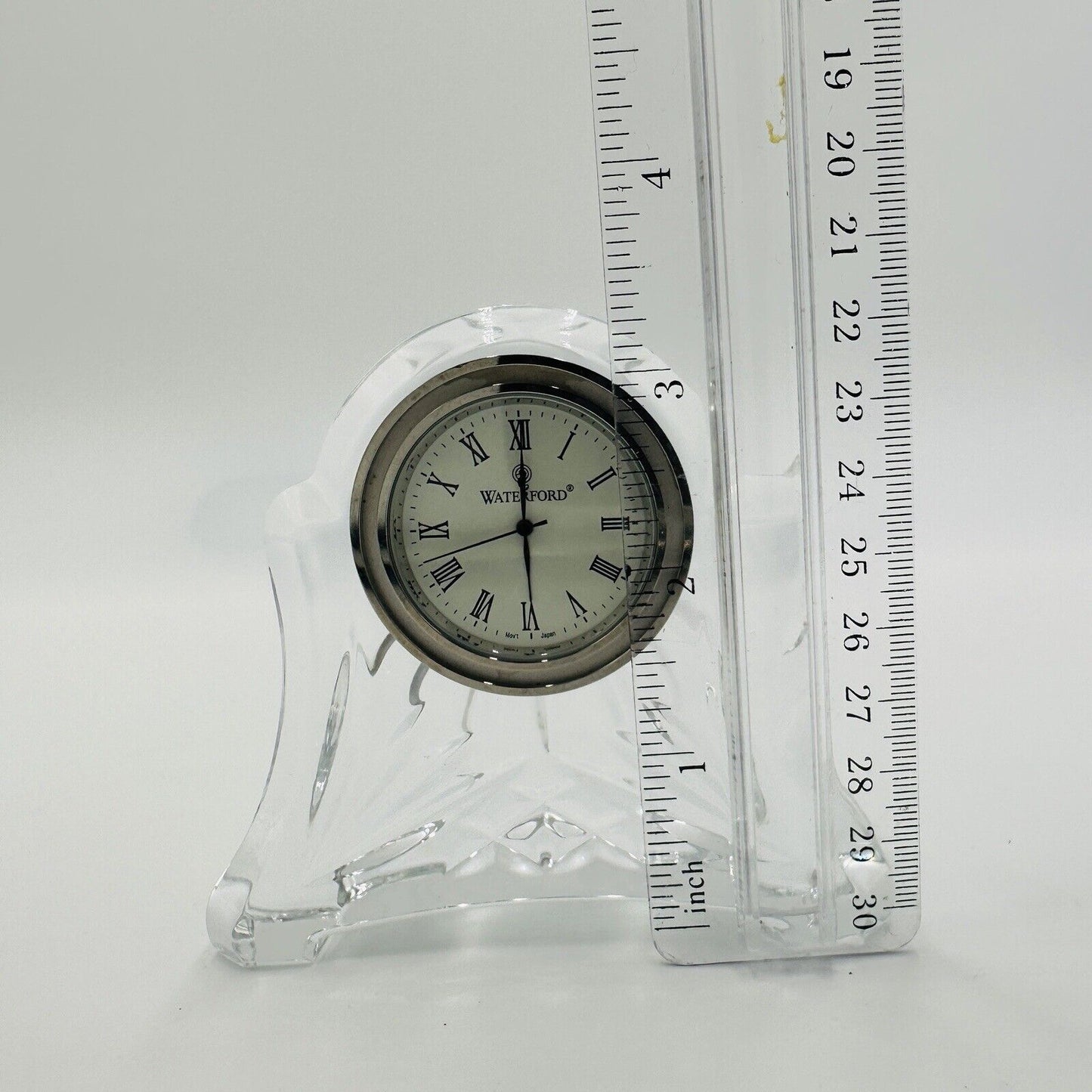 Waterford Crystal Mantel Piece Clock Heritage Small Abbey Office Decor Ireland