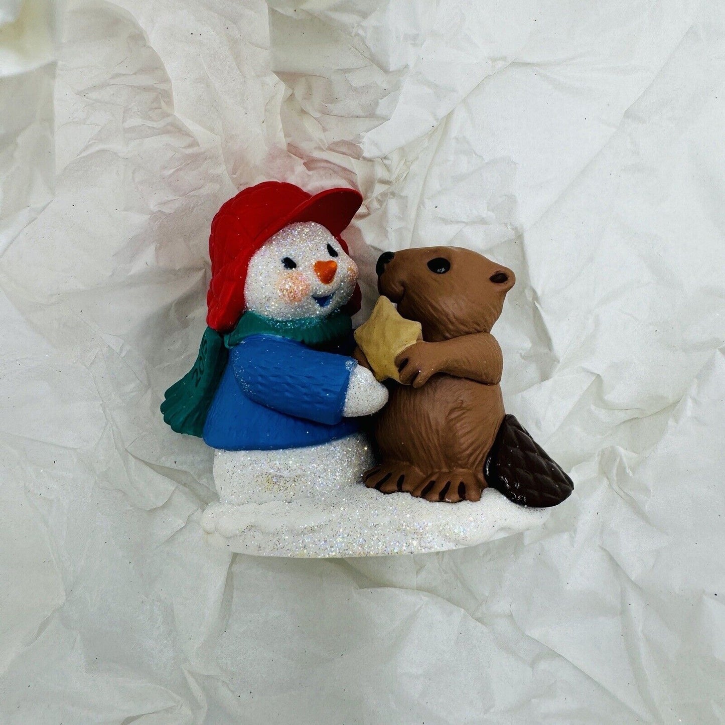 Hallmark Keepsake Ornaments Set 4 Snow Buddies Christmas 2013 2015 2016 2006