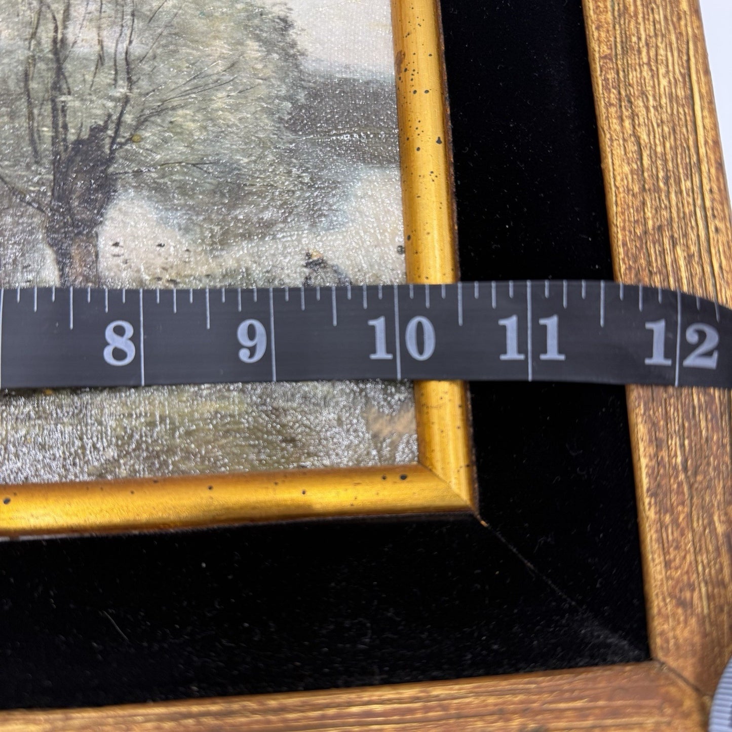 COROT 19th Century French Original Animated Landscape Oil Painted On Canvas