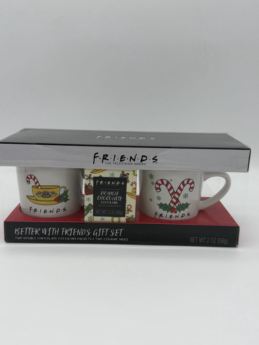 Friends TV Show Mugs & Cocoa Gift Set Christmas Better With Friends Warner Bros