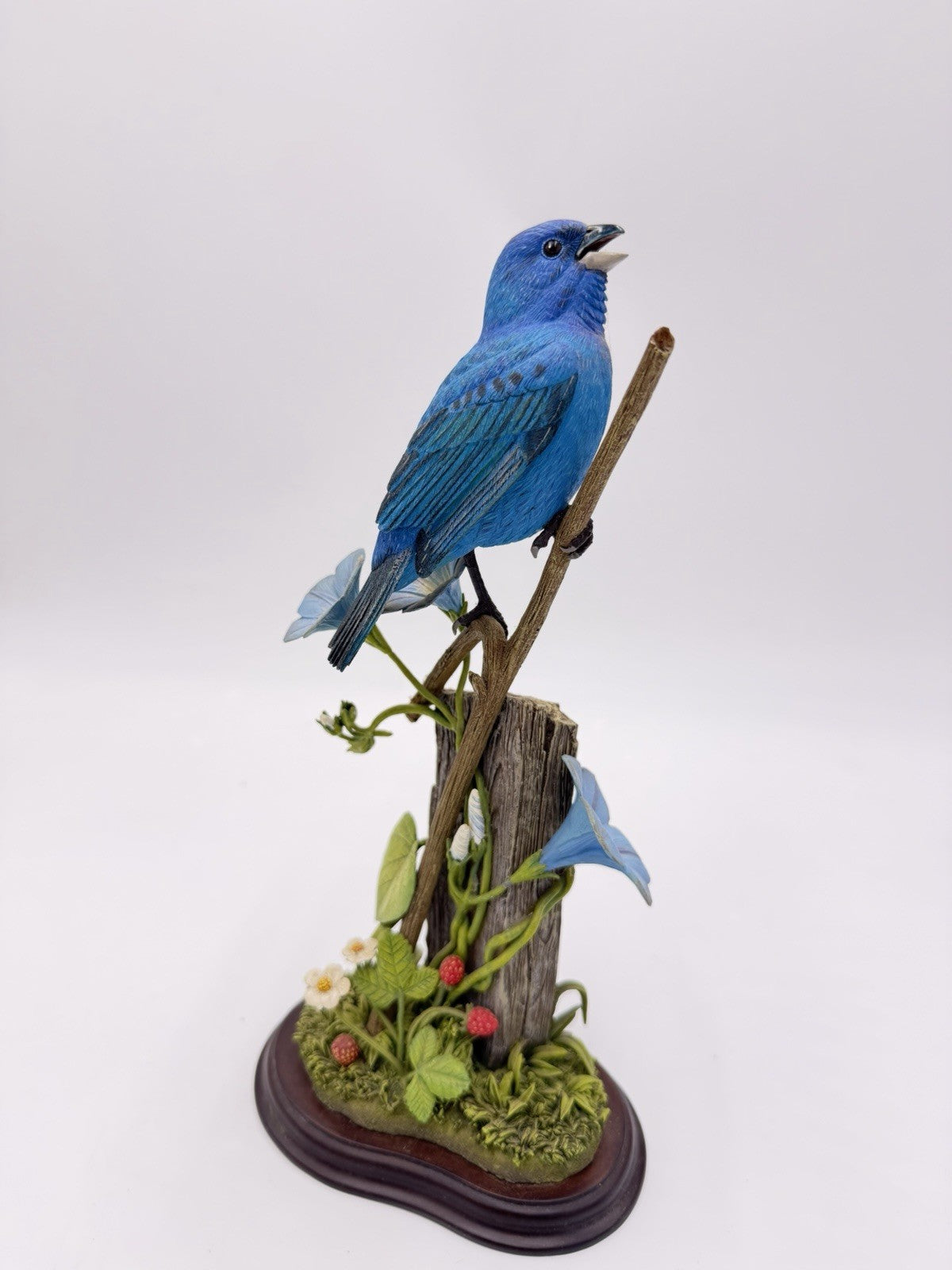 Rare Danbury Mint Sapphire Song Blue Bird Figurine By JEFF RECHIN 11”x5”