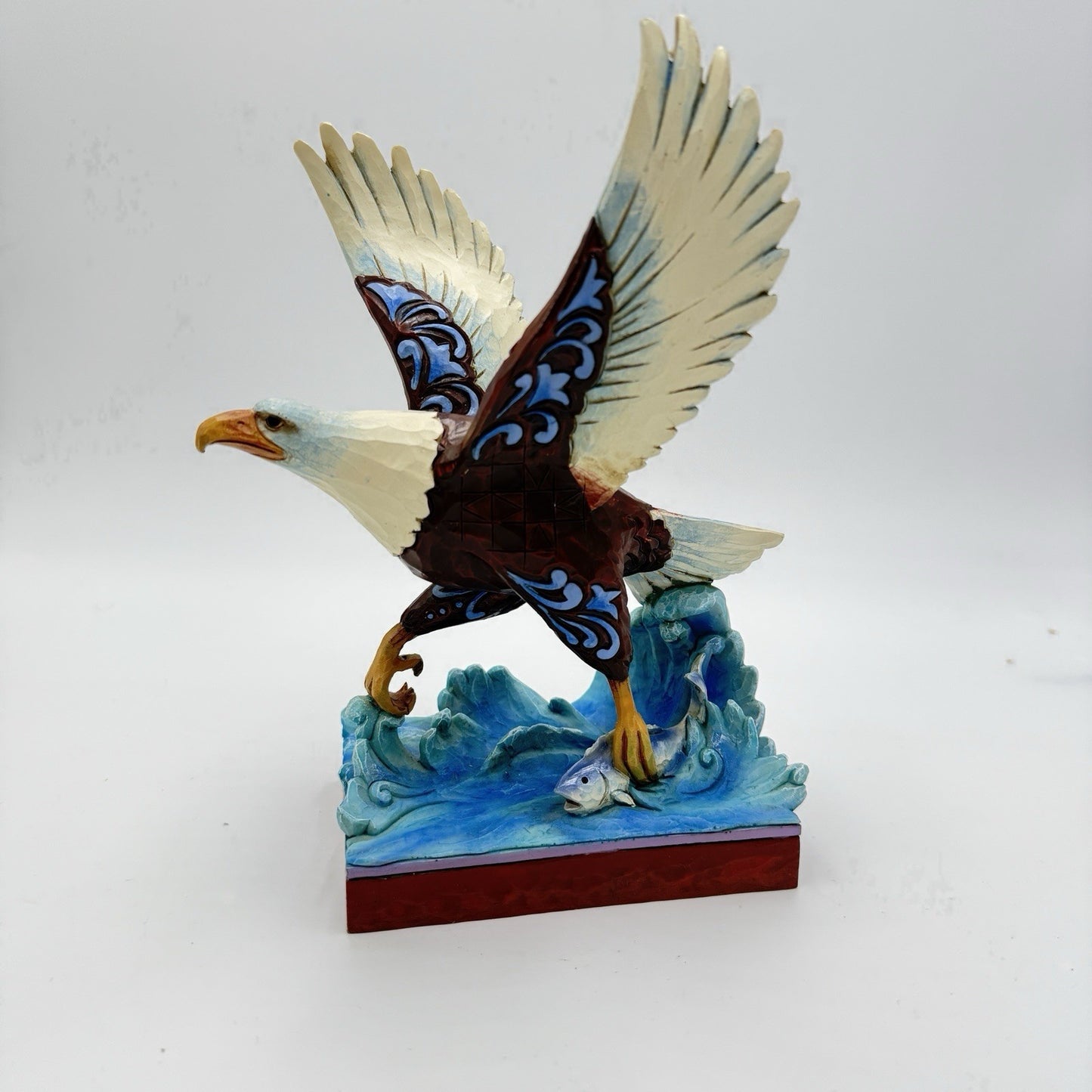 Jim Shore Heartwood Creek Bald Eagle Figurine 9” You Have The Strength To Soar