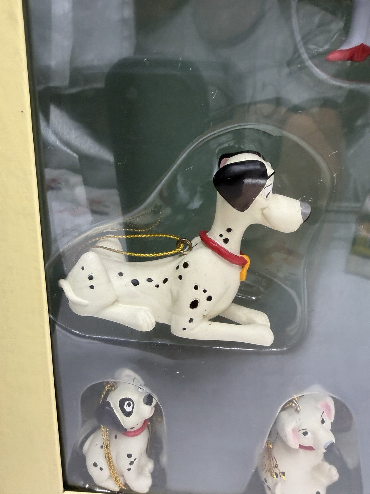 Disney 101 Dalmations Storybook Christmas Ornament collection Figurines