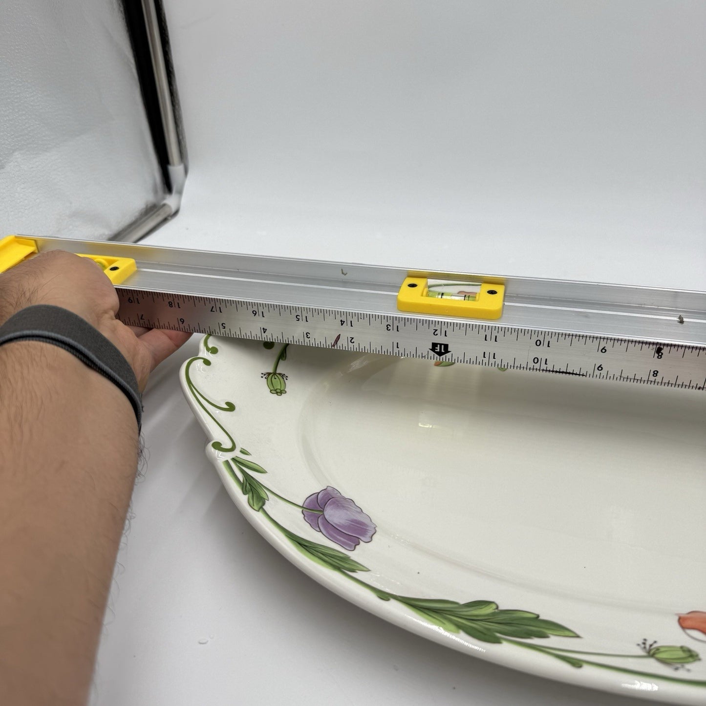 Villeroy & BOCH Porcelain Germany #1748 AMAPOLA Patter Floral Oval Platter 17”