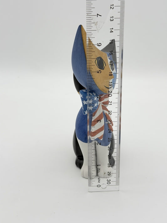 Goebel Germany Porcelain Rosina Wachtmeister Abstract Cat 7" America Cat Figurin