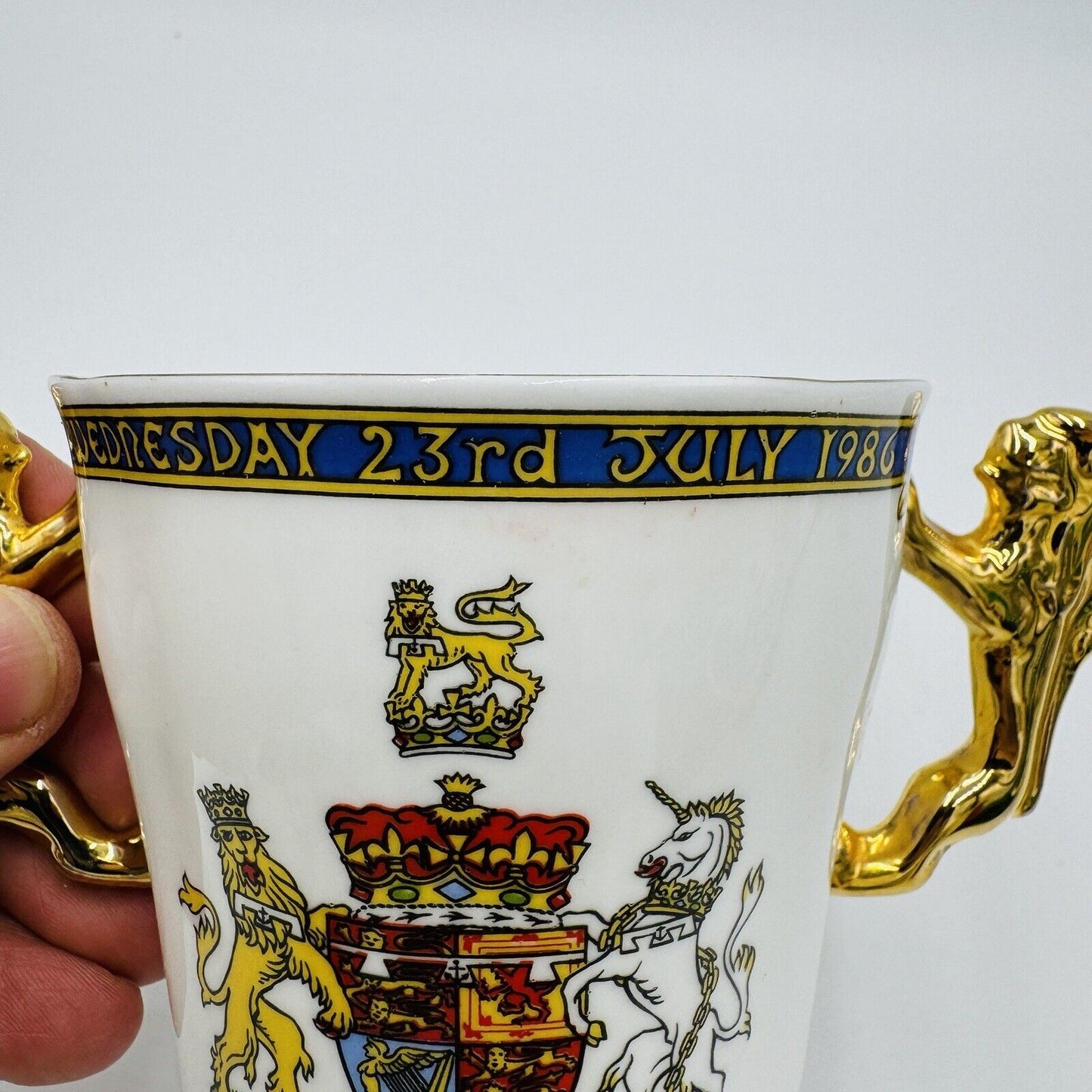 Paragon Fine China England Prince Andrew & Sarah Ferguson Double Handle Cup