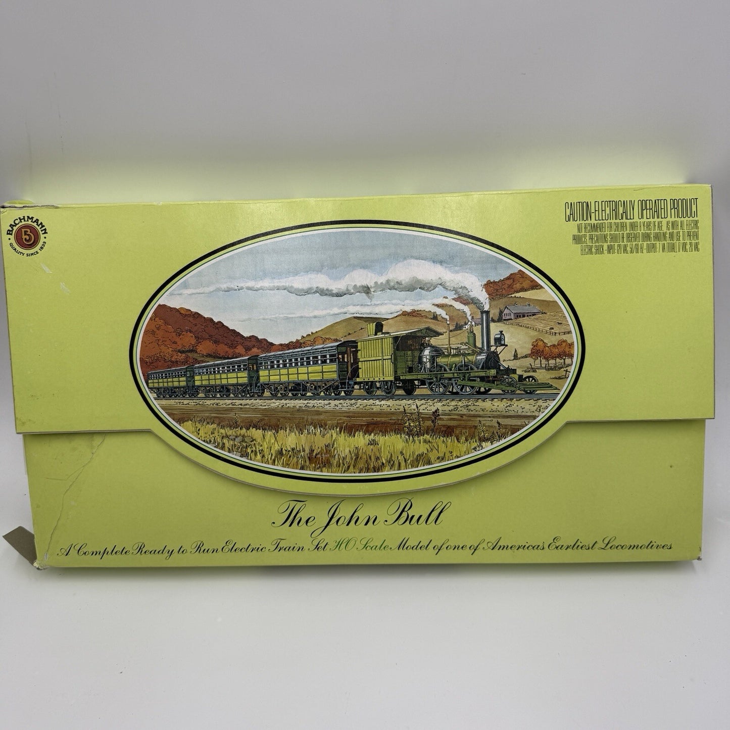Bachmann - HO "The John Bull" Loco w/ Tender & Cars - Electric Train Set
