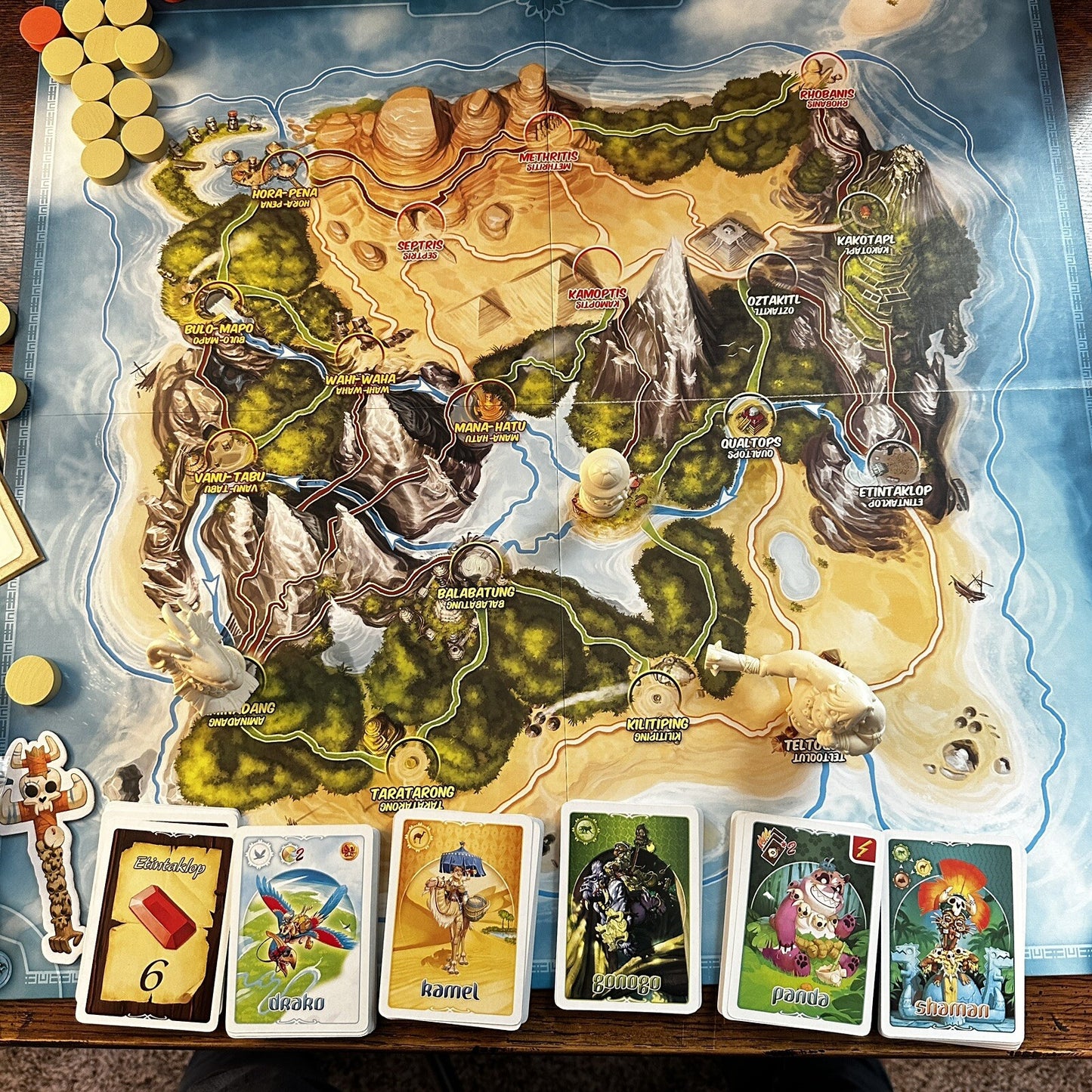 Fantasy Flight Isla Dorada Board Game 2010 Complete 3-6 Players Figurines Fun