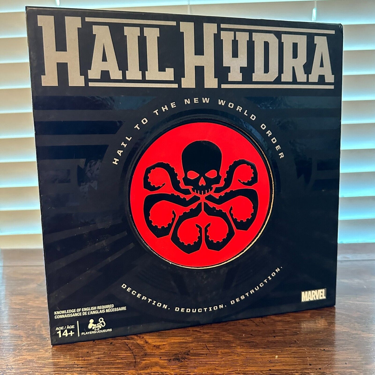 Spin Master Hail Hydra Marvel Hero Board Cards Game Agents of Shield Deduction