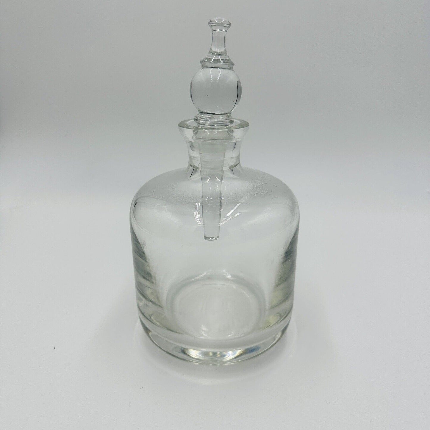 Spiegelau Decanter Bottle Lidded Crystal Home Decor Vintage Lid Glass Clear