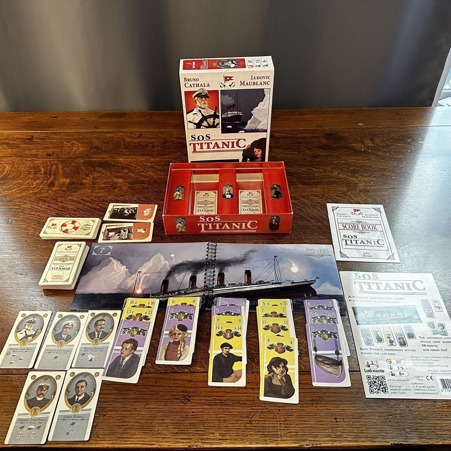 Ludonaute S.O.S. Titanic Board Game Personal Autograph Bruno Cathala Essen