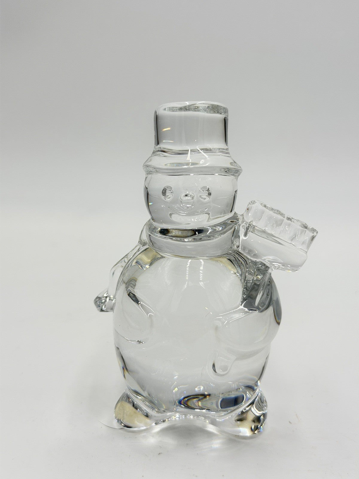 Baccarat France Crystal Snowman Figurine NOEL Christmas 4” Figurine Decor