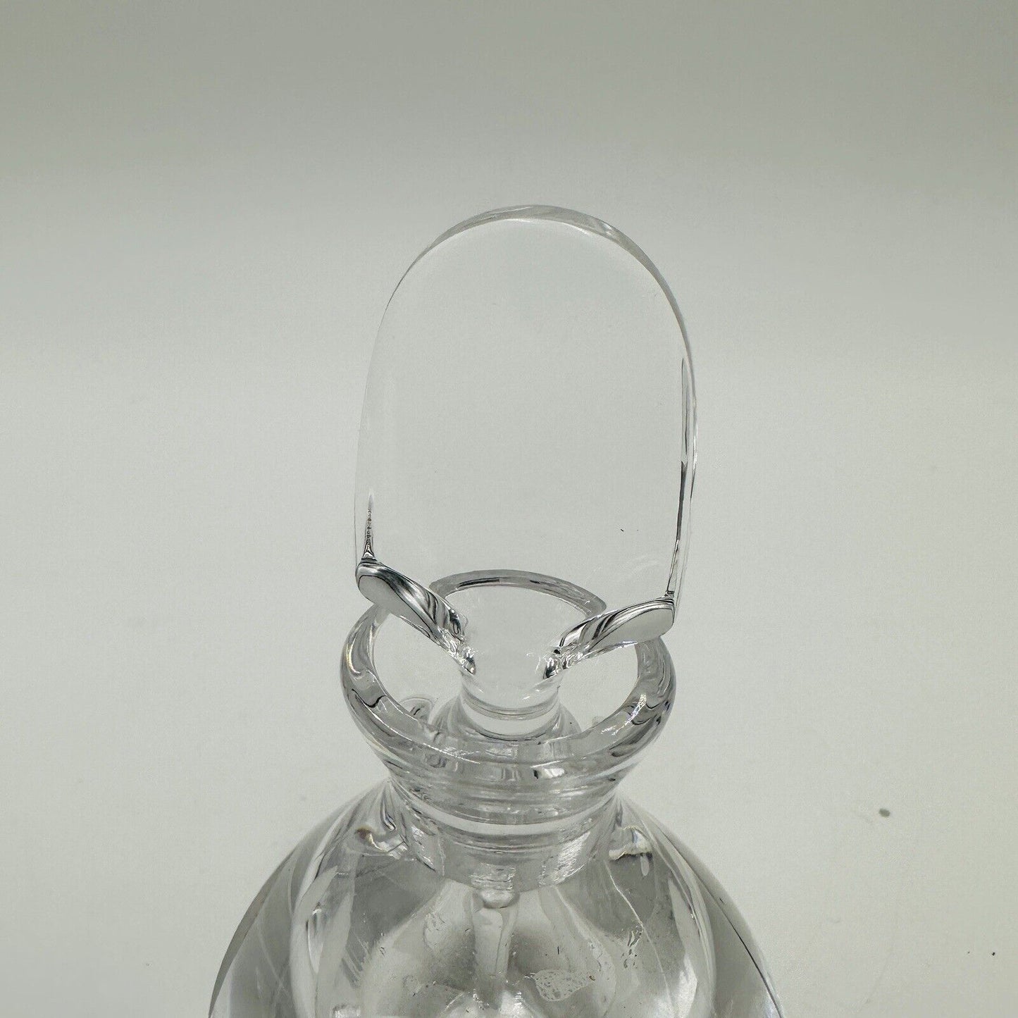 Atlantis Lead Crystal Perfume Bottle with Stopper 3.5in H Vintage Women's Decor